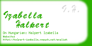 izabella halpert business card